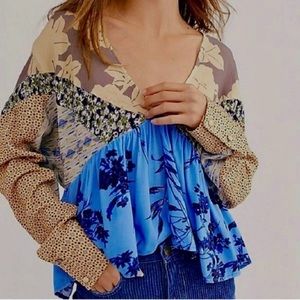 Free People Aloha State of Mind Top Storm Cloud Small